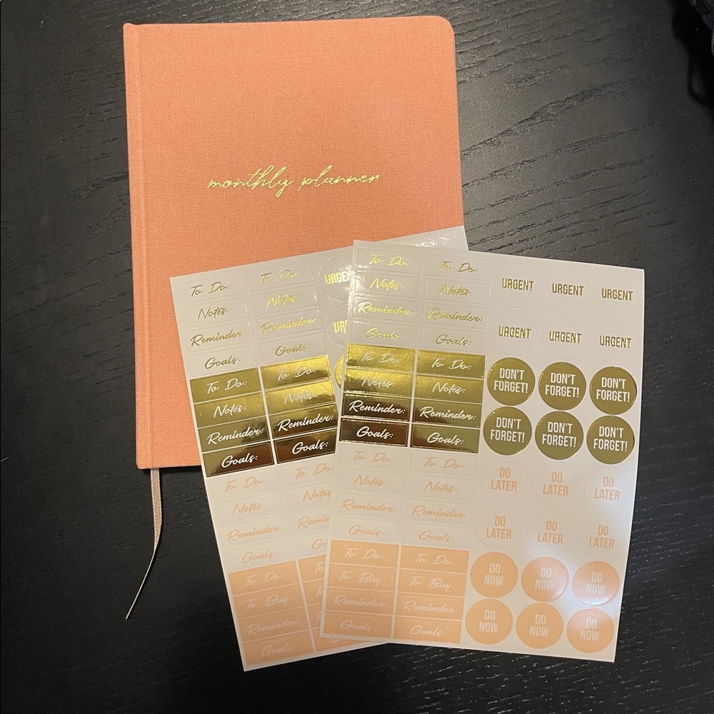 Pink planner